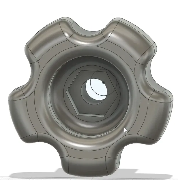 Bánh Xe Vặn Tay Ren 1/4 inch x 20 TPI - Image 1