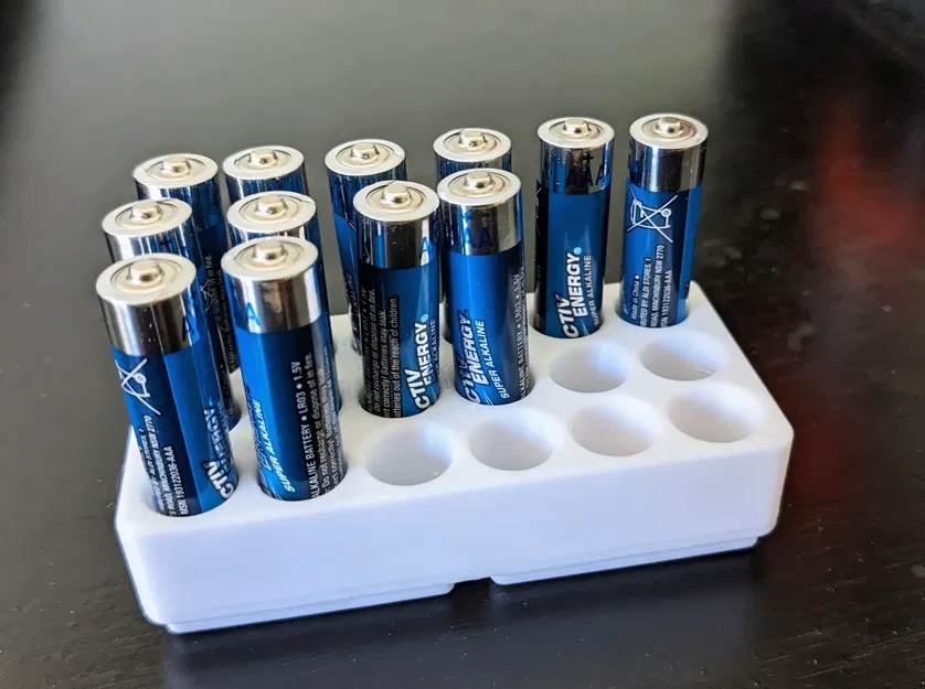 Hộp đựng pin AAA theo chuẩn Gridfinity - Image 1