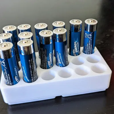 Hộp đựng pin AAA theo chuẩn Gridfinity