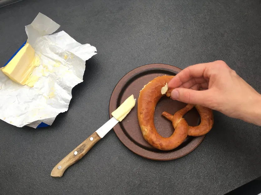 Mô hình 3D Bánh Quy Bayerisch-Schwäbische Brezel - Image 3