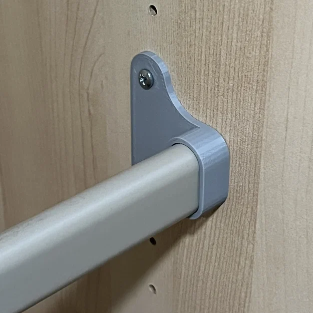 Thanh & Ngàm Treo Tủ Quần Áo Ikea Hình Oval - Image 3
