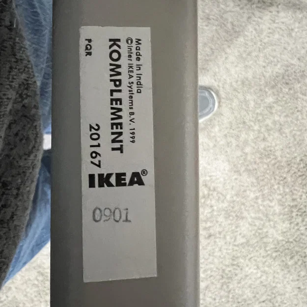 Thanh & Ngàm Treo Tủ Quần Áo Ikea Hình Oval - Image 8