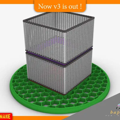 Hộp Vải Woolbox2 - Hộp Đựng Tổ Ong Đa Năng