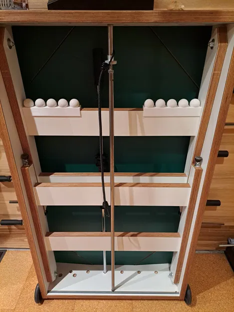 Giá Đựng 5 Banh Foosball/Kicker 28mm (Vừa Chân Ullrich Compact) - Image 2