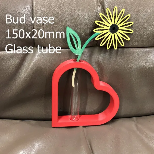 Chậu hoa nhỏ dùng ống thủy tinh 150x20mm - Image 1