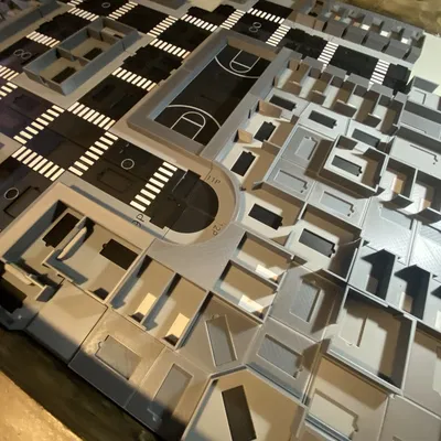 Gạch Zombicide Prison Outbreak 3D