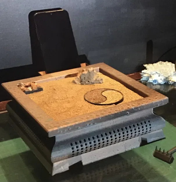 Giá Đỡ Điện Thoại Vườn Thiền Zen Lớn Kèm Chậu Cây Nhỏ - Image 1