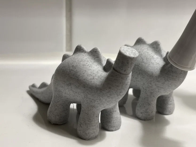 Chân Đựng Đầu Bàn Chải Hình Khủng Long Dễ Thương - Image 3