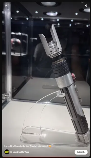 Thanh Gươm Ánh Sáng Của Sabine Wren Từ Loạt Phim Ahsoka - Image 5