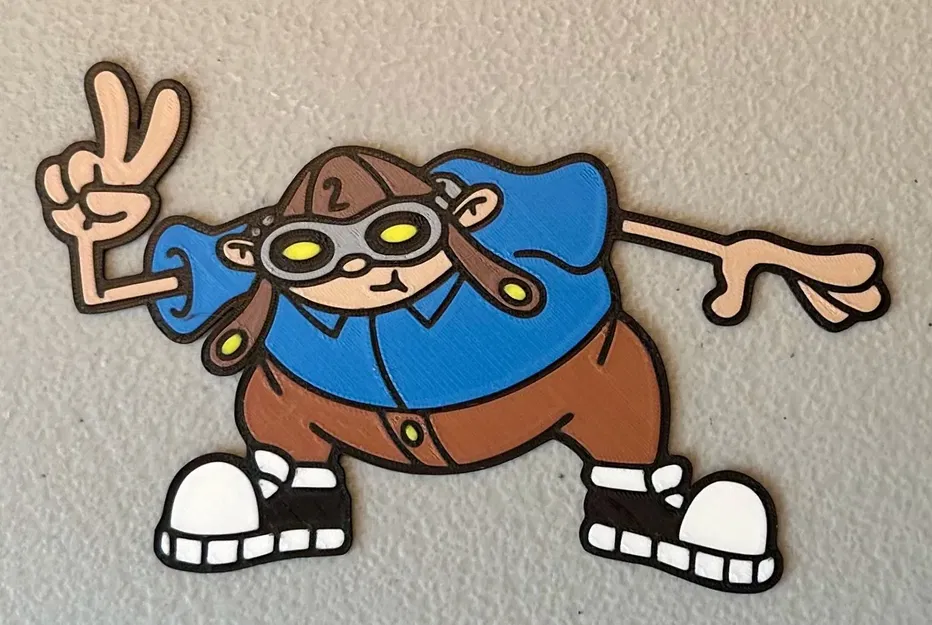 Nam Châm Nhiều Màu "Horarth Pennywhistle Gilligan Jr." - Image 1