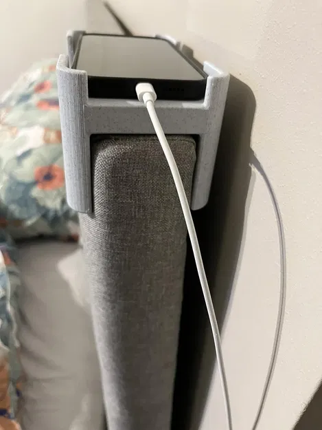 Kệ điện thoại cho chỗ dựa giường rộng 60mm - Image 3