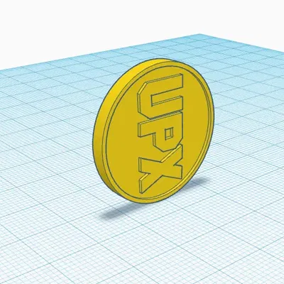 Đồng xu Upx 2 mặt - Để bàn