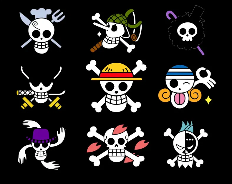 One Piece Jolly Roger Mugiwara Cookie Cutter Set - Image 2