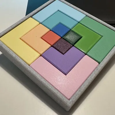 montessori geometric place game