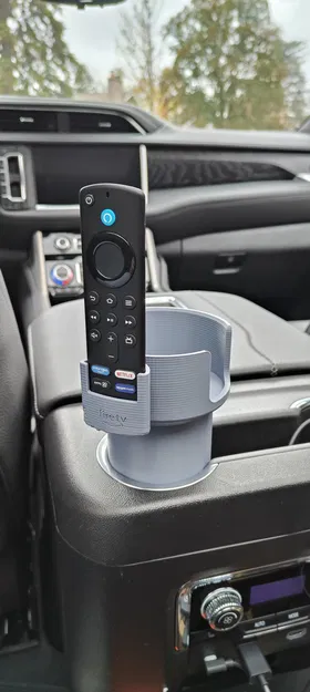 Chỗ Cắm Ly/Cốc Trên Xe kiêm Chỗ Để Fire TV - Image 5