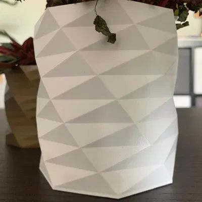 Chậu hoa văn bát giác độc đáo