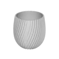 Ribbed pot/planter - Thumbnail 4