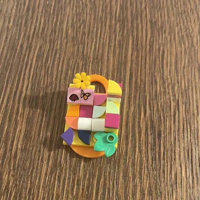 Lego compatible keychain