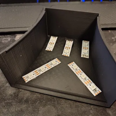 Addressable led mod for Tea Light Haunted House