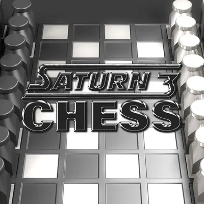 Bộ quân cờ vua phim SATURN 3 (1980), không cần đế đỡ (thân thiện với FDM)