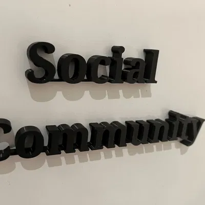 Biển Cộng Đồng Xã Hội có nam châm