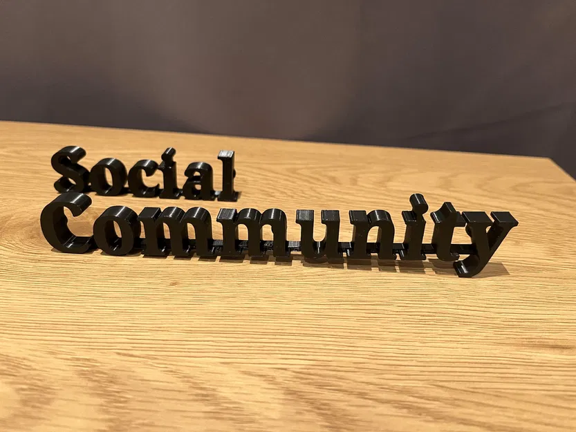 Biển Cộng Đồng Xã Hội có nam châm - Image 2