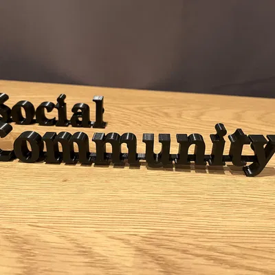 Biển Cộng Đồng Xã Hội có nam châm