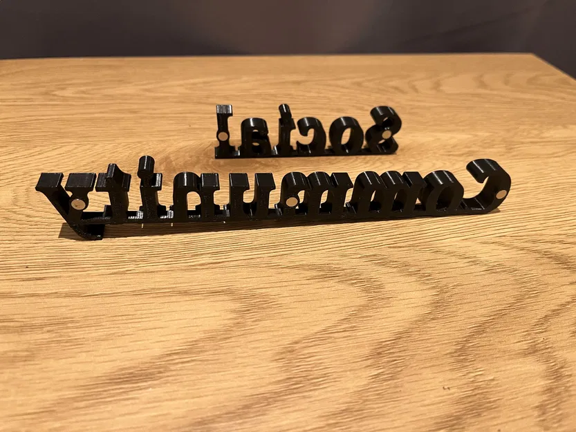 Biển Cộng Đồng Xã Hội có nam châm - Image 4