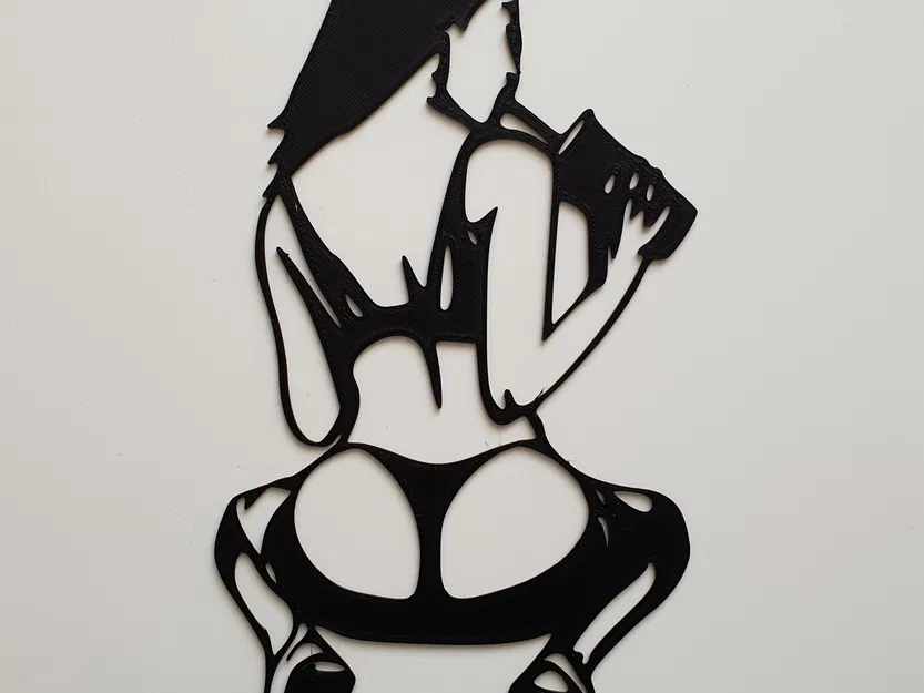 Trang Trí Tường Hình Mông Gái Sexy - Image 1