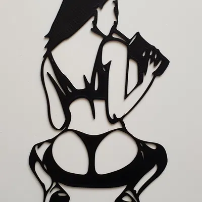 Trang Trí Tường Hình Mông Gái Sexy