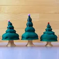All shapes and sizes cute Christmas Tree Set - no supports needed - Thumbnail 1