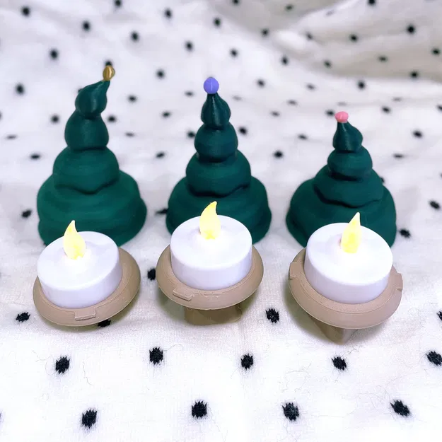 All shapes and sizes cute Christmas Tree Set - no supports needed - Image 3