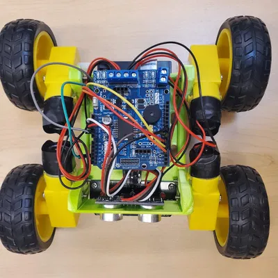 Khung Sườn Xe Arduino 4 Bánh