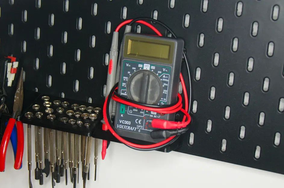 Giá Đỡ Đồng Hồ Đo Cho IKEA Skadis - Image 1