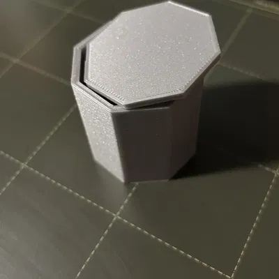 Hộp Bát Giác Nhỏ Có Nắp