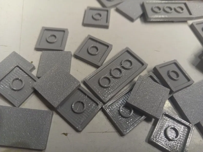 Gạch Lego 2x2 và 2x4 phẳng - Image 1