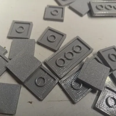 Gạch Lego 2x2 và 2x4 phẳng