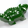 Mô Hình Cá Sấu Low-Poly Phong Cách LACOSTE - Thumbnail 2