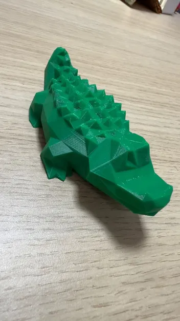 Mô Hình Cá Sấu Low-Poly Phong Cách LACOSTE - Image 4