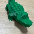 Mô Hình Cá Sấu Low-Poly Phong Cách LACOSTE - Thumbnail 4