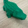 Mô Hình Cá Sấu Low-Poly Phong Cách LACOSTE - Thumbnail 5