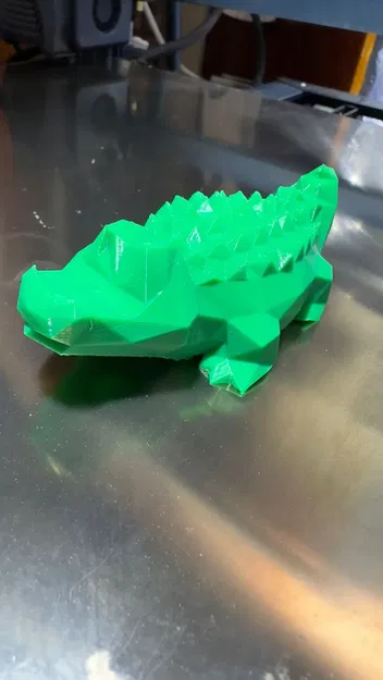 Mô Hình Cá Sấu Low-Poly Phong Cách LACOSTE - Image 7