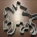 Cavallo di San Martino - Saint Martin Horse Cookie cutter - Thumbnail 2