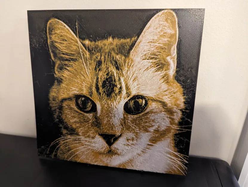 Chân Dung Mèo (HueForge) - Image 1