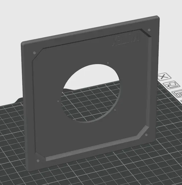 Tấm gắn ống kính Linhof và Sinar loại 140/DB cho Hypergon 75mm - Image 2