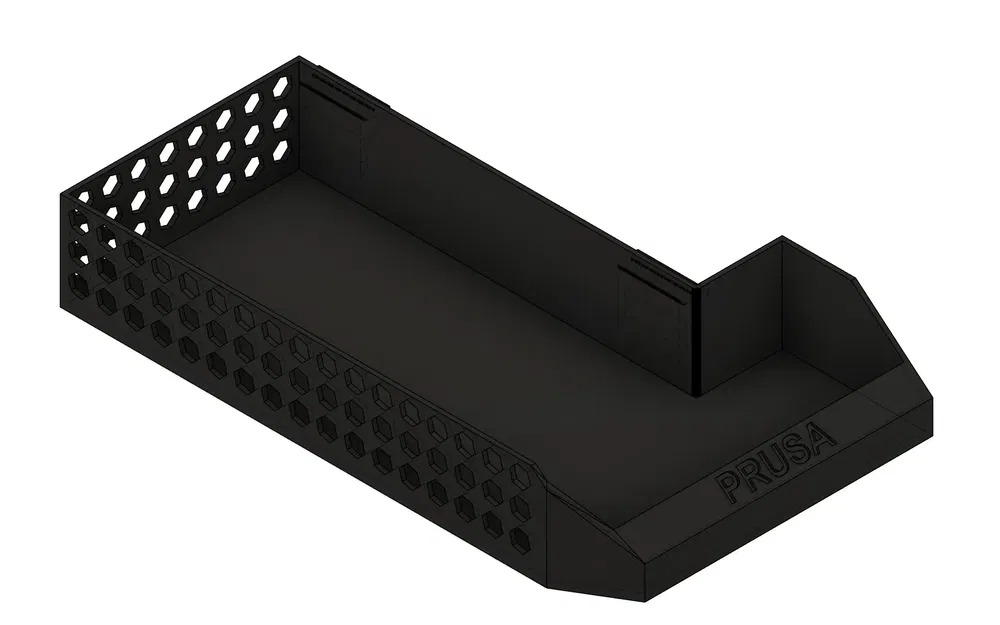 Khay Prusa MK4 Có Họa Tiết Tổ Ong và Chữ In Chìm - Image 2