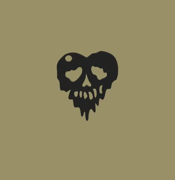 MELTING SKULL EARRING - Image 1