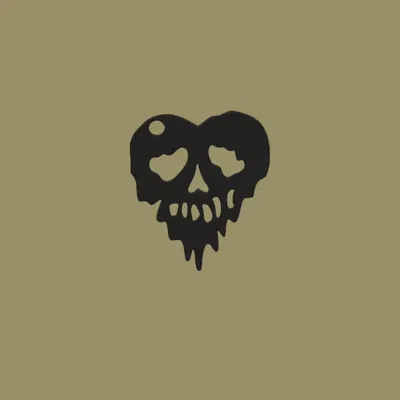 MELTING SKULL EARRING