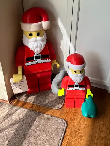 Cuộn giấy Tốt/Xấu đơn giản đi kèm Ông Già Noel Lego Khổng Lồ - Image 1