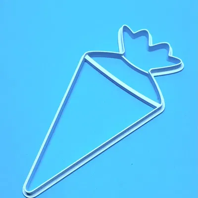 Khuôn Cắt Bánh Cây Bút Chì / School Cone Cookie Cutter